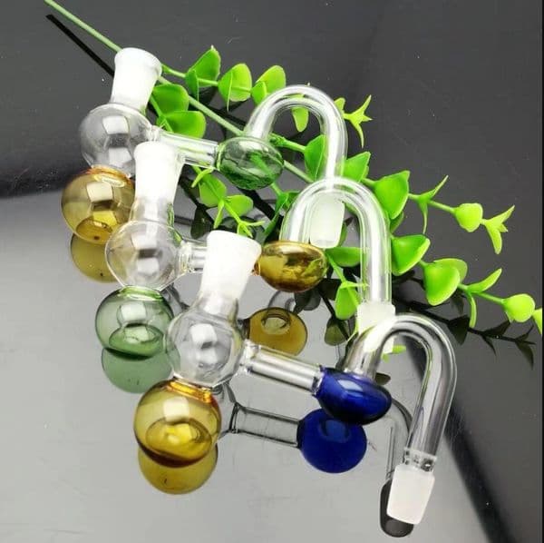 Coloured calabash filter pot Glass bongs Oil Burner Glass Water Pipes Oil Rigs Smoking