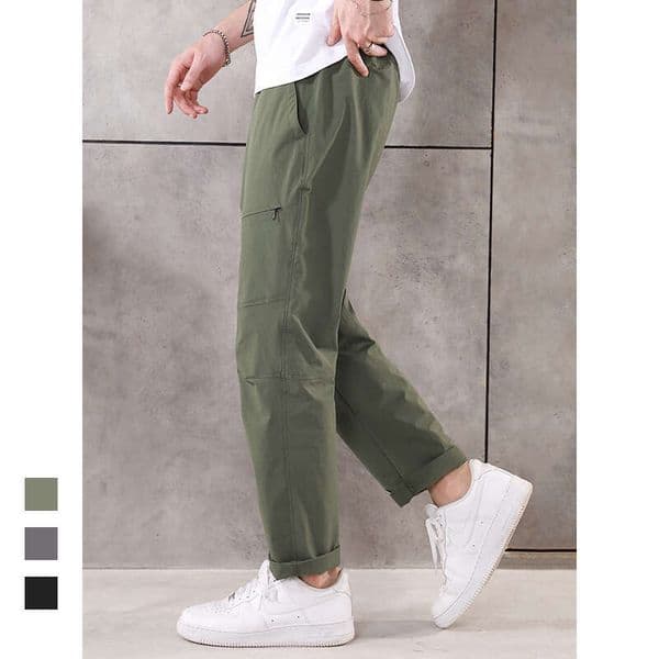 Niaojia's same style outdoor quick-dry men, lightweight casual men's pants, durable, stretchy, breathable sports long pants for hiking and running