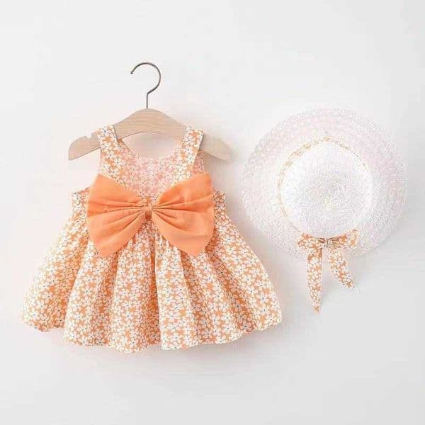 Girls Summer Dress 2024 New Korean Style Little Girl Tank Dress Thin Floral Dress for Kids 10 S260429