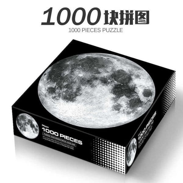 Moon Puzzle 1000 Pieces Adult High Difficulty Earth Paper One Thousand Pieces Stress Relief Toy Adult Puzzle L260428