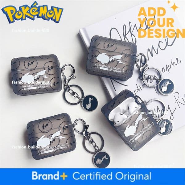 Pokemon Earphone Case Lightning Pikachu Protective Airpods 3Rd Generation, Cartoon Case For 4Th Generation Pro 2 Apple Bluetooth Earphones Hot Sell