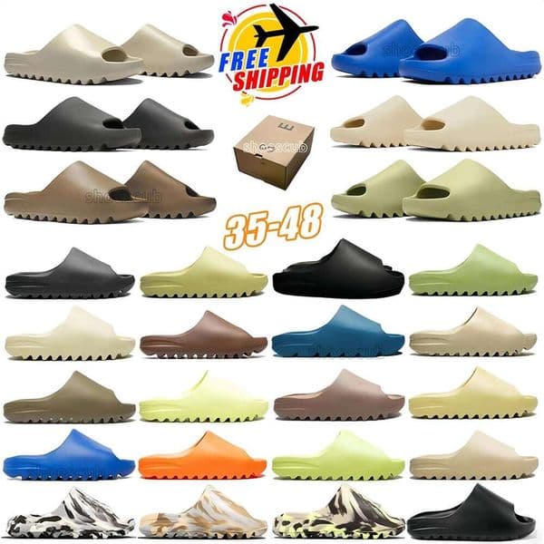 Free Shopping Designer Slippers Mens Womens Shoes Beach Sandals Summer Beach Slippers Soft Slippers Anti-slip Thick Heel Comfort Cushioning Slip-on Shoes 35-48