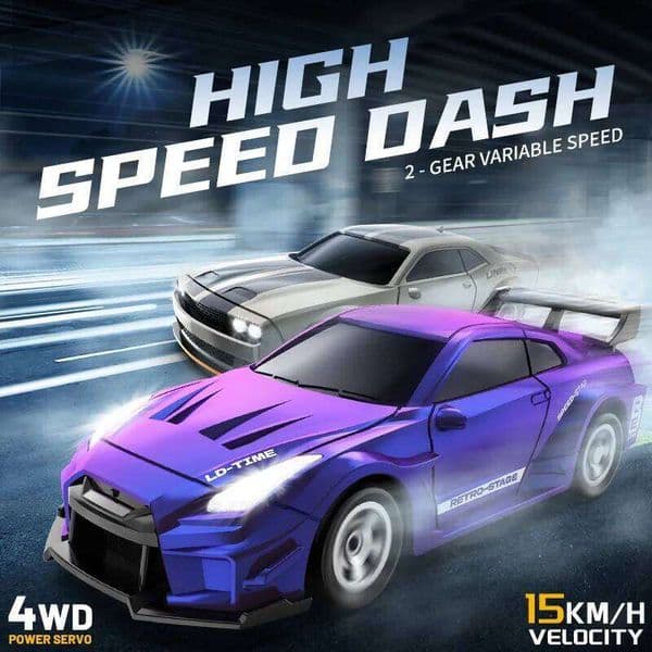 1:64 Remote 2.4G Mini Radio Control Drift Stunt Car 4WD Desktop Racing Vehicle Model Boy Toy Kid Birthday Gifts Y260131