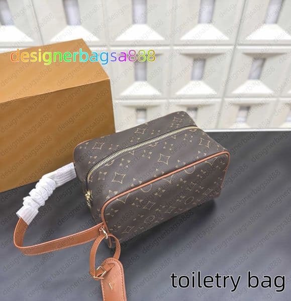 TOP luxury Designer bag Toiletry Pouch Bag for Men Wash Bags Luxury Make Up Cosmetic Bag Toilet Purse Women Beauty Makeup Case Travel Zipper Kits Tote 888