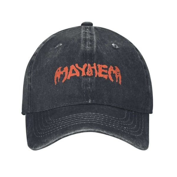 Lady Gaga Mayhem 2025 New Album Baseball Vintage Distressed Denim Snapback Unisex Outdoor Running Gift s Hat H260131