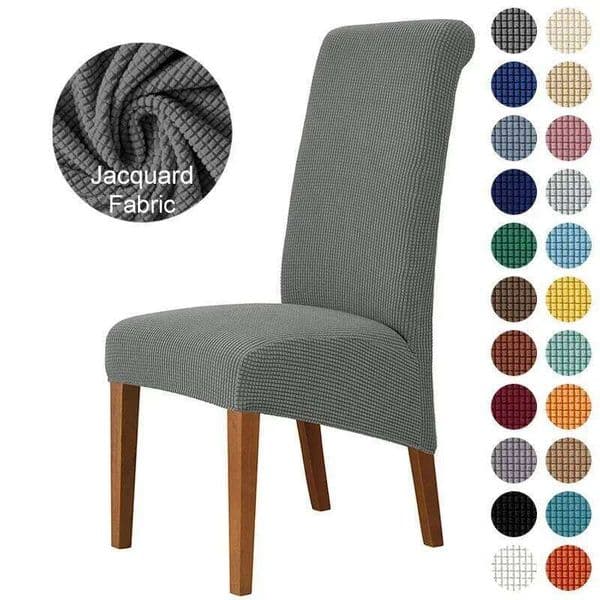 Back Large Universal High Elasticity Jacquard M XL Size Chair Cover Dining Room Kitchen Office Home 26Y0202