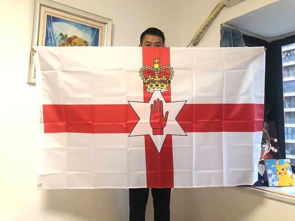 Northern Ireland Flag 90x150cm 3x5fts Polyester Hanging Northern Ireland Flag North Irish Ulster Flag