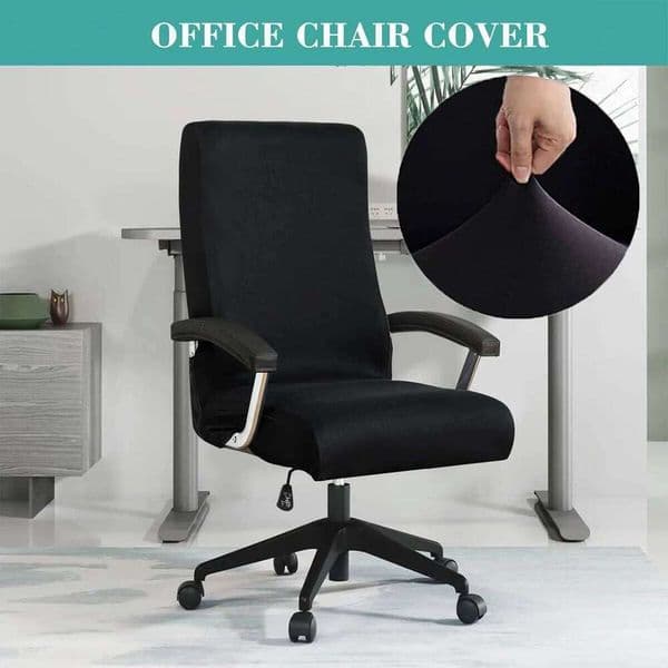 Stretch Spandex Office Covers Anti-dirty Computer Seat Chair Cover Removable Slipcovers 26Y0202
