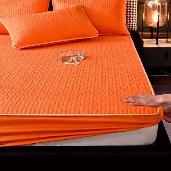 Thicken Mattress Cover Quilted Latex Mat Bed Covers Pad Skin-Friendly Fitted Sheet Protector Bedspread 90/120/150/180/220x200cm 26L0202