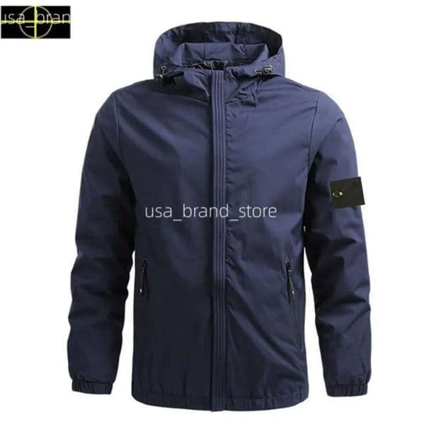 Casual Designer Spring And Autumn Windbreaker Pull Stone Fashion Men's Couple Outfit Women's Hooded Topstoney Outdoor Brand Jacket 658 Faa
