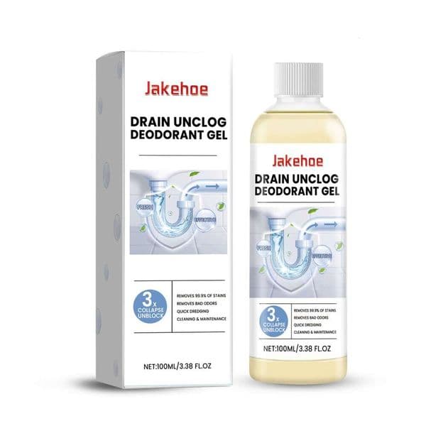JAKEHOE Deodorizing Gel Drain Unclogging Deodorizer Kitchen Toilet Pipe Cleaner S260202