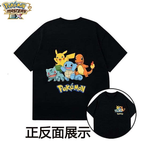 Summer New Pokmon Boys' Half-Sleeve Children's Pikachu Short-Sleeve T-Shirt Toddler Pure Cotton Charizard Top L260130 837