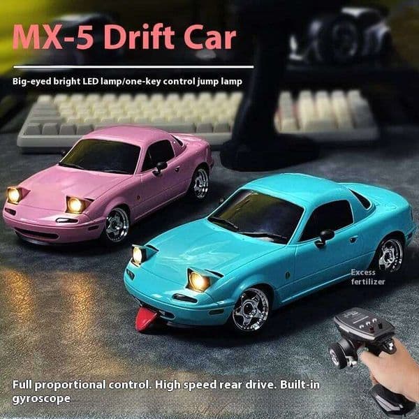 2024 New LD1804 Mazda Mx5 Premium Version Drift Rc Cars With A Gyroscope Rear-Wheel Drive Toy Car Birthday Toys For Kid Y260131