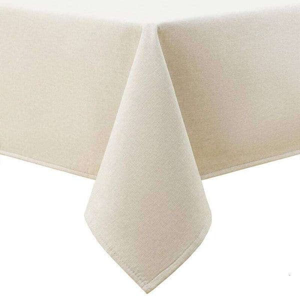 Homaxy Tablecloths Washable Water Repellent Tablecloth Wipeable Polyester Stain-Resistant Easy Care For Kitchen Party 26W0202