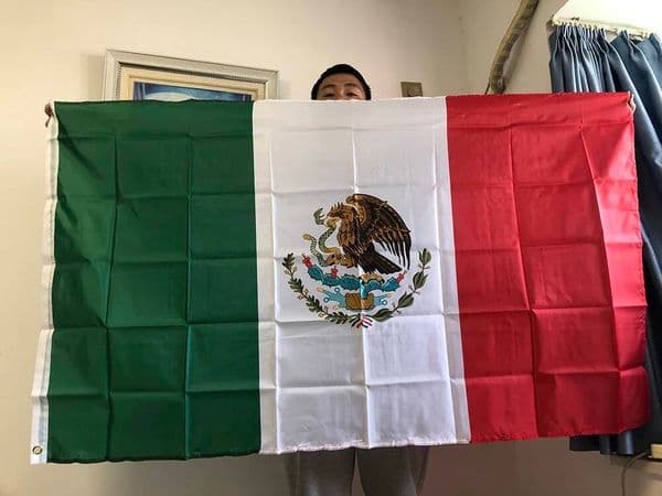 2026 Mexico Flag 90X150cm Polyester Hanging Printed Mex Mx Mexican National Flags Mexicanos Banner For Decoration Free Shipping Shipping