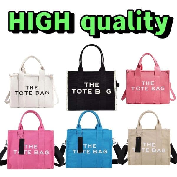 THE TOTE BAG luxury designer designer tote bag Designer Fashion Handbag Shoulder Strap Crossbody Handbag Adjustable Large Capacity Canvas Women's Bag