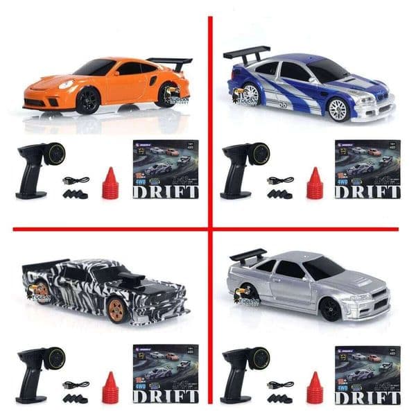 SALE 4WD RTR 1/43 RC Four-wheel Drive Radio Control 2.4g Mini Racing Drifting Car Toys High Speed Model Gift for Boys Y260131