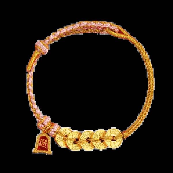 Hand-Woven Zodiac Year The Horse Five Emperors Money Good Lucky Bracelet God Of Wealth Jewelry Accessories