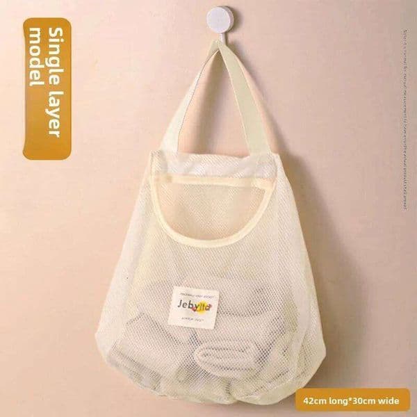 Wall-Mounted Garbage Kitchen Multi-Functional Hanging Artifact Plastic Bag Organizer Household Storage 26Y0202