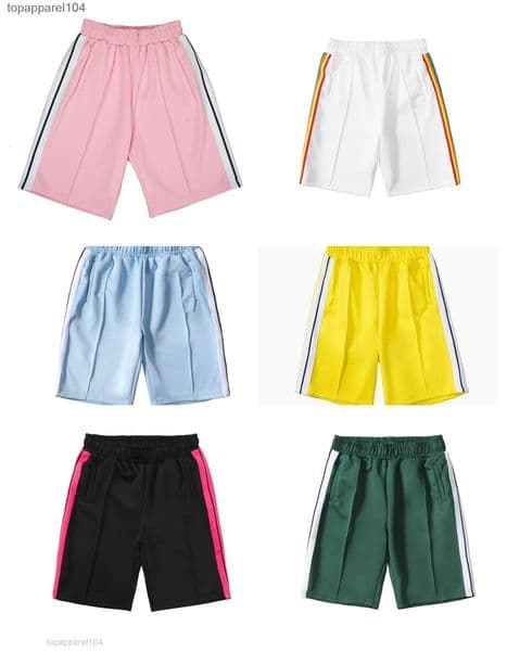 Designer Men Summer Shorts Man Biker Run for Football Relaxed Loose Knee Length Letter Casual with Pocket Streetwear Beach Stripe Brim31