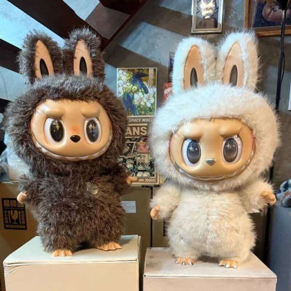 ZIMOMO I Found U White Doll 2.0 Angel in Clouds LABUBU ROCK THE UNIVERSE Leader Vinyl Face Dolls Blind Box Toy