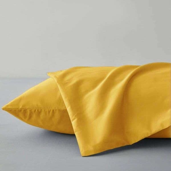 Pillow Case kuup 2pcs Pure Color Polyester Comfortable Breathable Simple European Style Pillowcases Bedding Accessories 26W0203