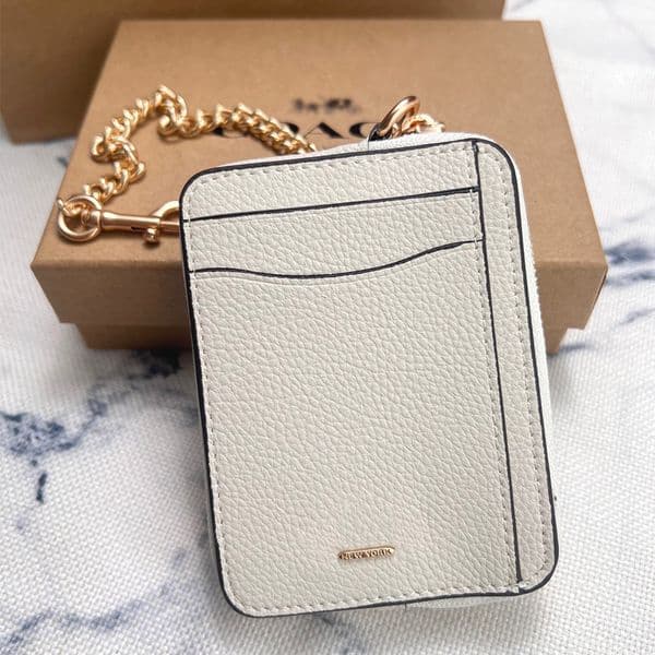 2026 New Keychain Wallet Designer Keychain Luxury Leather Keyring For Women & Unisex - Floral Cherry Pattern Bag Charm With Mini Se Pendant, Key Chain zwj