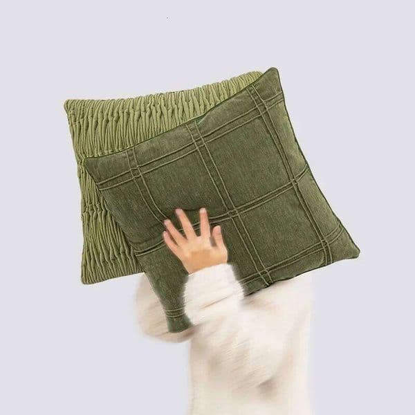 Pillow Case Modern, Simple, Luxurious, Green Style Home Sofa Pillows, Cushions, and Soft Upholstered Pillows for Homestays 26W0203