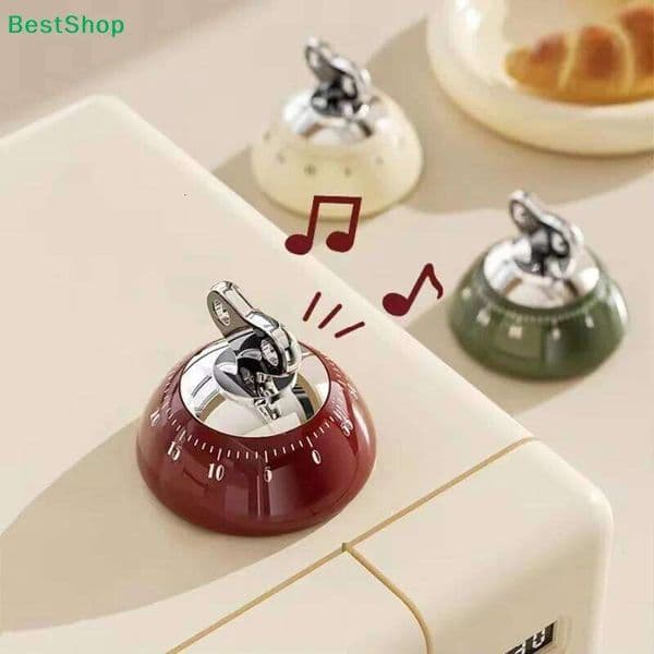 Kitchen Timer-Mechanical Countdown with Alarm, Colorful Cooking Timer for Baking & Meal Prep 26Y0203