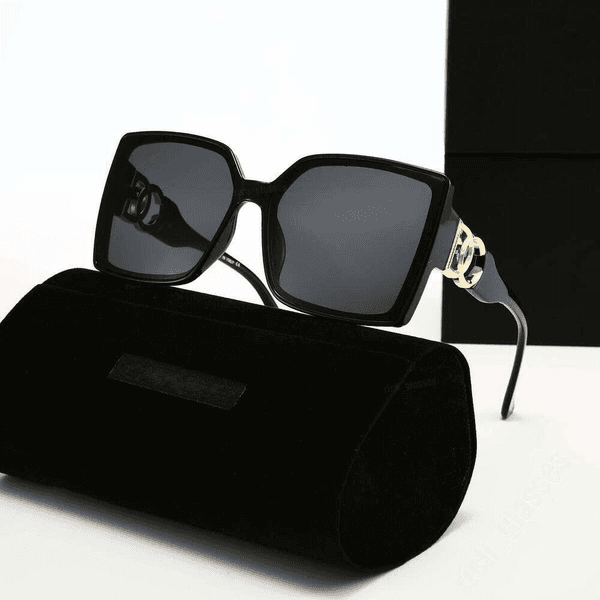 Luxury Designer Black Acetate Frame UV400 Polarized Polycarbonate Lenses Oversized Design UV Protection Sunglasses For Women Men Lunettes De Soleil