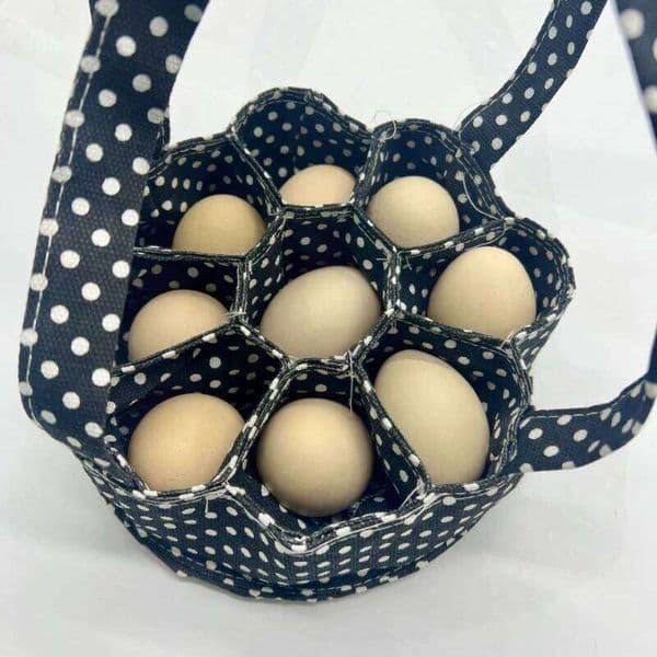 Farm Basket Bag Egg Collecting Canvas Carry Handle Pouch for Harvest Organizer Reusable Kitchen Storage Cotton Tote 26Y0203