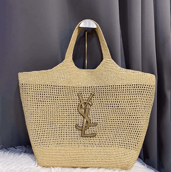 Icera Bag Fashion Rattan Women Shoulder Woven Female Handbags Large Capacity Summer Beach Straw Bags Casual Tote Purses