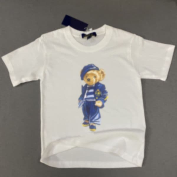 tops baby clothes kid t shirt kids tshirt short sleeved fasion girls boys tee summer bear letter print students Childrens Day Gift Outdoor L260514QQPG