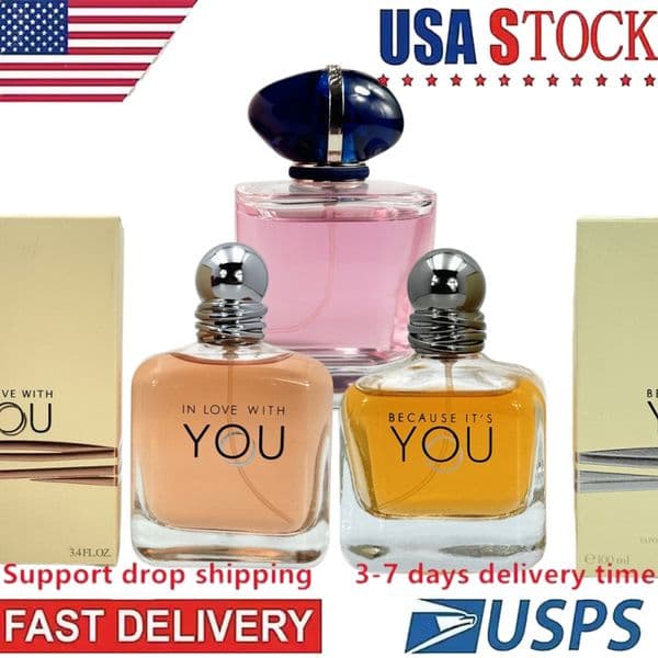 Fast Delivery of US stock Luxury Brand Women Perfume Long-lasting Fragrance Spray cologne designer perfume e36