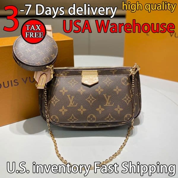 Designer Bag Shoulder Bags Luxury Bag Easy High Quality Women's handbag Purse Crossbody Bag Cowhide Shoulder Chain Bag Embossed Black Shopping Bag M44813 Brand Bag