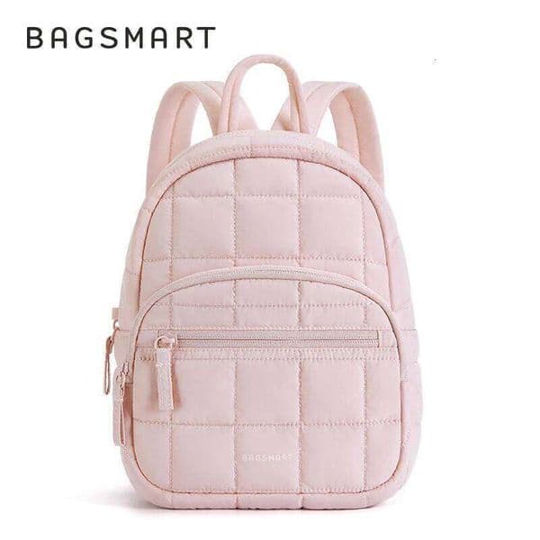 BAGSMART Womens Backpack Large Capacity School Japanese Style Waterproof Nylon College for Student Travel Laptop Bag Z260204