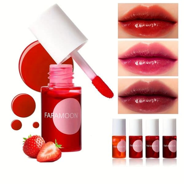 Fruity Lip Tint Water Gloss Moisturizing Waterproof Liquid Lipstick NonStick High Pigment LongLasting Vibrant Colors 260124