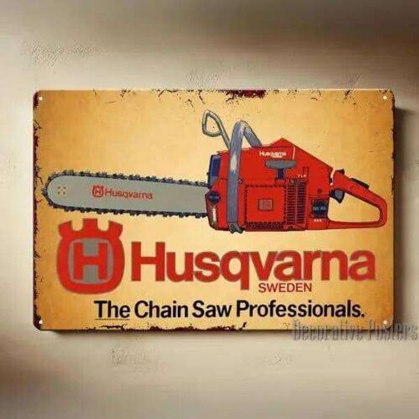 k1,Chainsaw Metal Poster - Tin Sign Size:20x30cm-aluminum 26Y0204