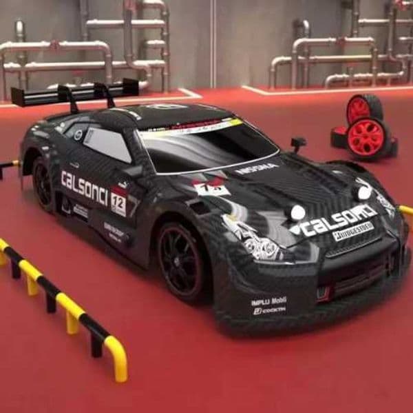 2026 New Rc1:14 Quad-Wheel High-Speed Drift GTR Sports Lighting Boy Toy Remote-Controlled Racing Car L260204 Toys