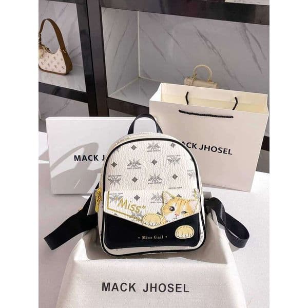 MACK JHOSEL Cute Cat Print for Women 2026 New Fashion High-end Travel Backpack