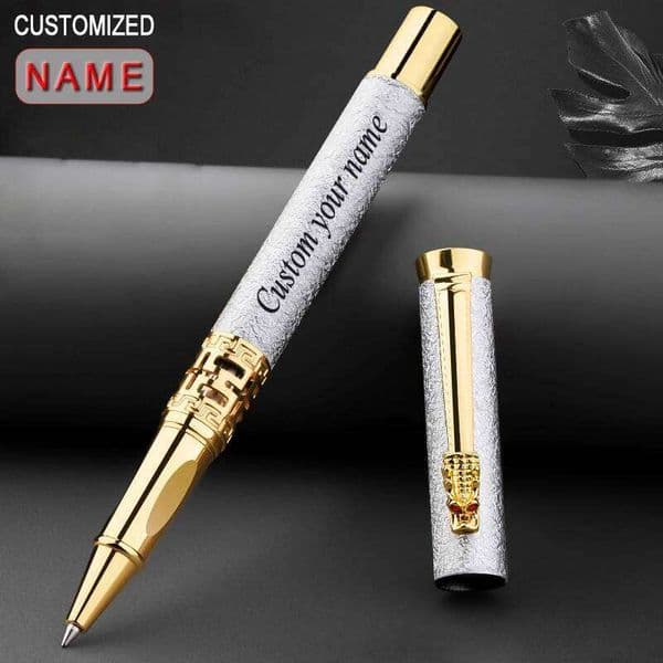 Custom Ballpoint Pen School Things Supply Stationery Store Metal Office Accessories Writing Beautiful Teacher Gift Chinese Style 26Y0203