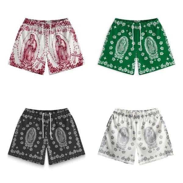 Mens Shorts Trendy Fitness Shorts Mesh Breathable Basketball Beach Casual Pants Summer New Beach Sports Casual Shorts Breathable wear L260512