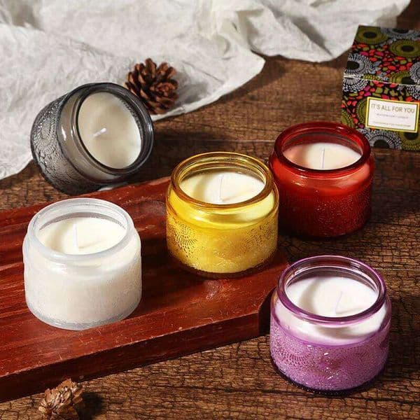 Indoor Aromatic Small Cup Jar Candle Sculpture Design for Home Decor And Relaxation H260204