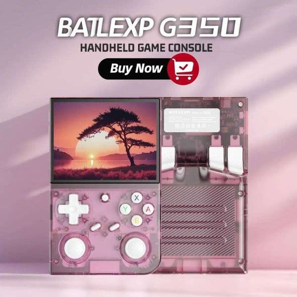 BATLEXP AMPOWN G350 Handheld Players 3.5 Inch IPS Portable Console Retro Video Game Consolas 3200mAh Linux Mini WIFI C2C J260204