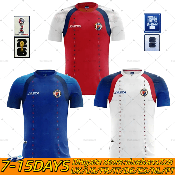 25 26 27 HAITI Soccer Jerseys 2025 2026 2027 BELLEGARDE PIERROT LOUICIUS NAZON Maillot de football Home Away Third Men Kids Football Jersey Shirt