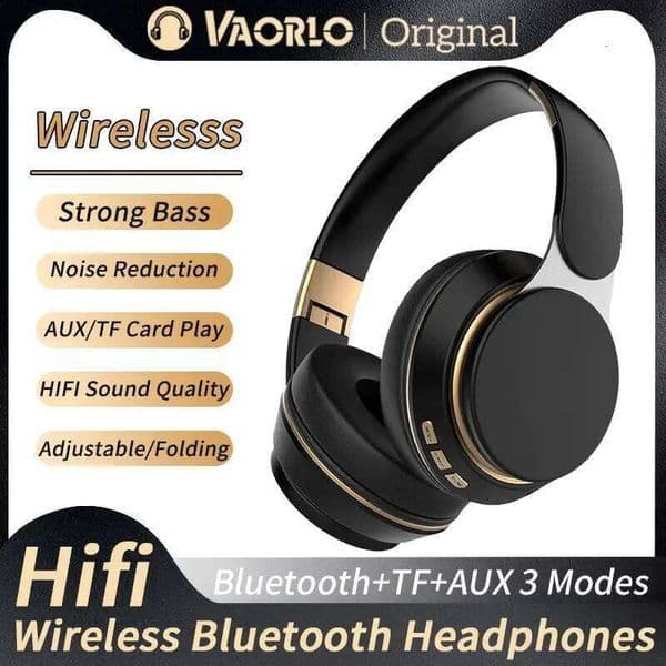 Wireless Headphones Bluetooth Earbuds Stereo Foldable Helmet Earphone With Mic Support TF Card For Phone TV Ps4 Headset Muhan