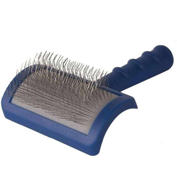 Slicker Brush Dog Grooming with Long, Soft Pins, Perfect Doodle Breeds, Angled Pins for Dematting, Remove Undercoat 26H0203