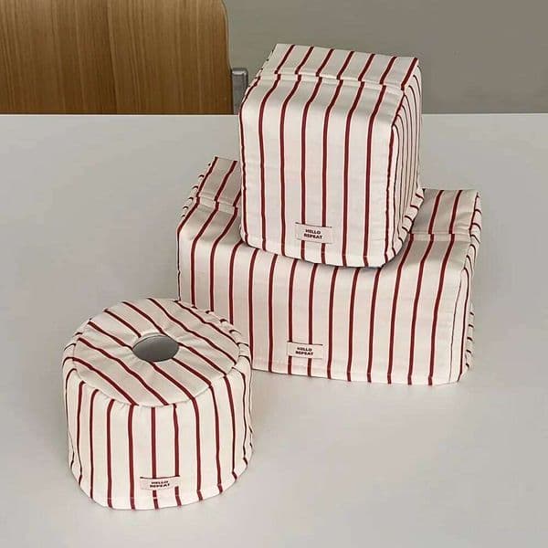 New style Modern and simple round tissue box, multi-functional space-saving design, sturdy structure, fashionable home decoration 26H0204