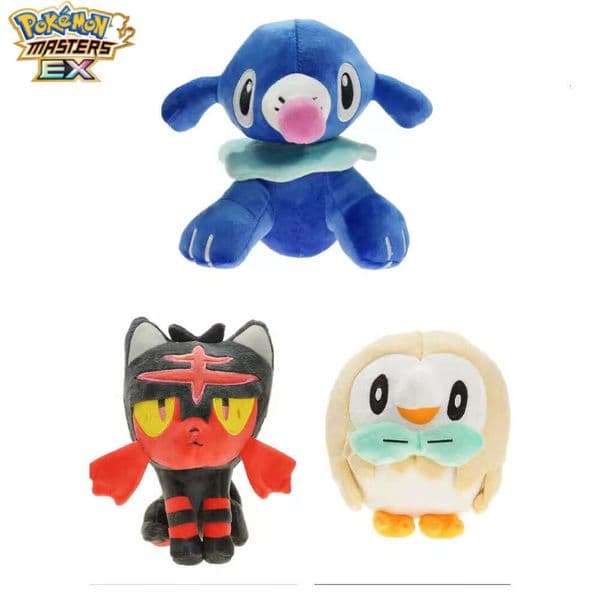 20cm Fire Spot Cat Wooden Owl Ball Sea Lion Sun Moon Three Royal Families Plush Doll Toy L260204TR