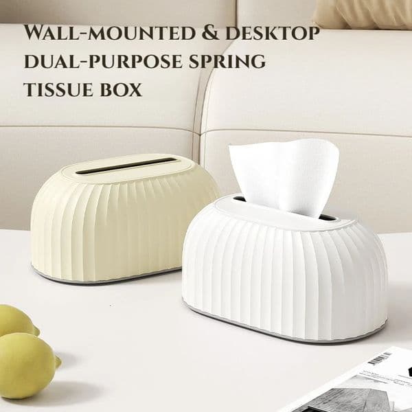 Creative Tissue Box with Spring Creative Scandinavian Simple Drawer Box Living Room Coffee Table Tissue Box Desktop Drawer Box 260203